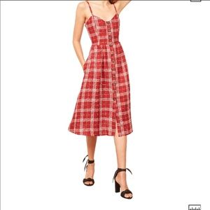 Reformation Thelma linen dress  Sz 8